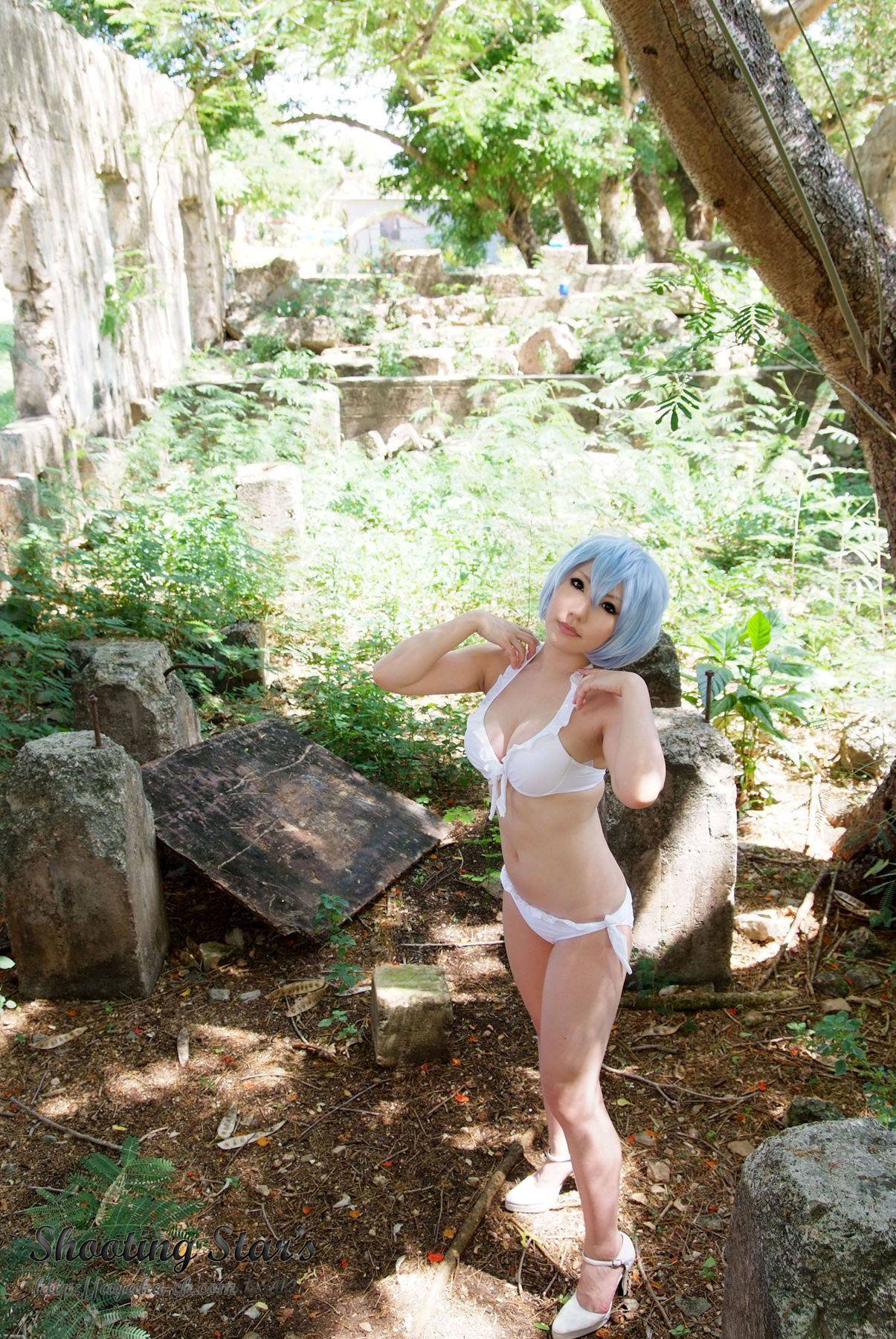 [Cosplay] 2013.03.26 Evangelion - Big Tits Rei Ayanami 1